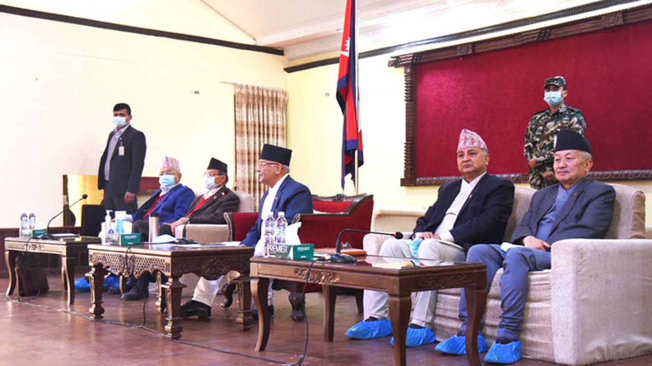 एमाले बैठक साउन २५ गते 