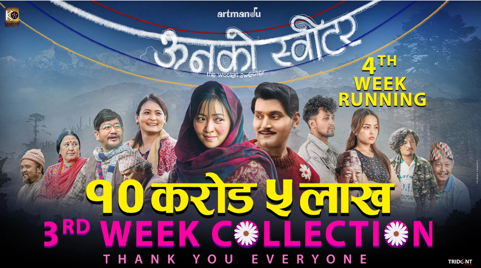 २०८२ को पहिलो सुपरहिट फिल्म ‘ऊनको स्वीटर’ घोषित