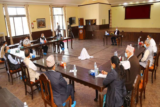 सत्ता गठबन्धनको बैठक : साझा न्यूनतम् कार्यक्रममाथि छलफल