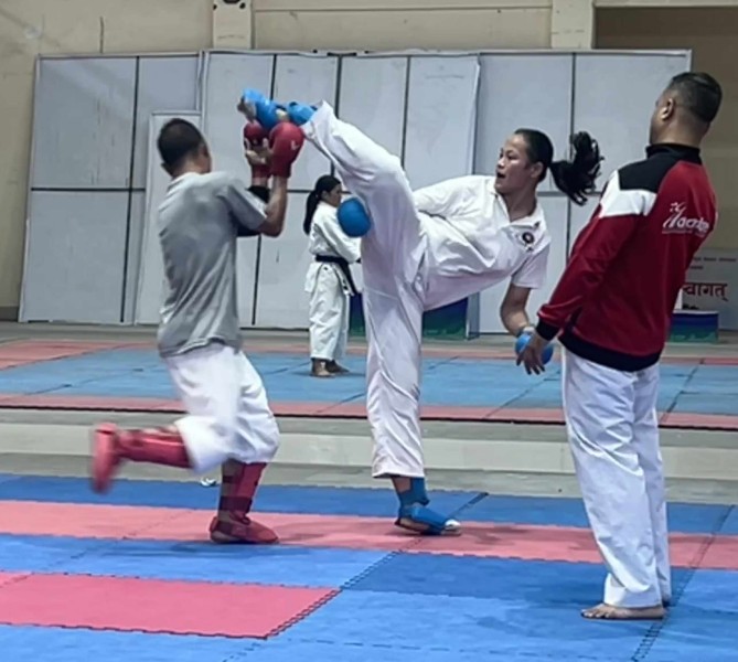 दसैंमा पनि करातेको प्रशिक्षण जारी