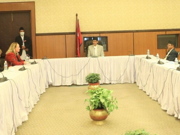 सभामुख र डेनिस प्रतिनिधिमण्डलबीच भेट