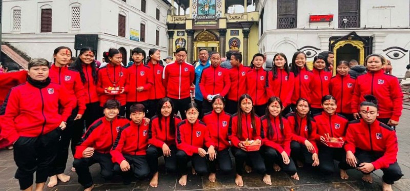 साफ महिला यू- १९ च्याम्पियनसिपको तयारी पूरा