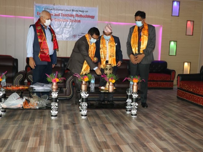 सेमेस्टरमा मुल्याङ्कन, शिक्षण विधि सम्बन्धि राष्ट्रिय कार्यशाला गोष्ठी सुरु 