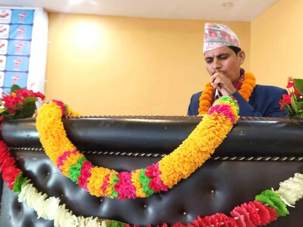औषधि व्यवसायी संघ कर्णालीको अध्यक्षमा भण्डारी