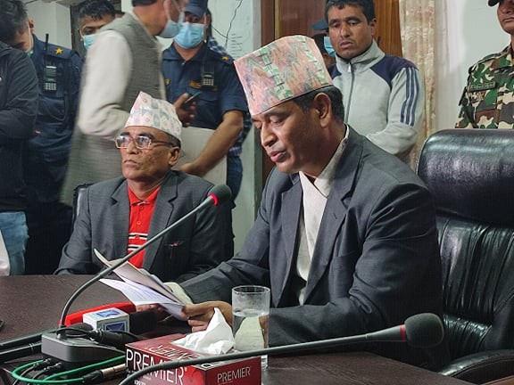 कर्णालीका मुख्यमन्त्री शाहीले दिए राजीनामा