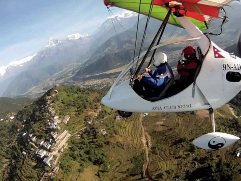 पोखरा अल्ट्रालाइटले उडान सुरु गर्दै