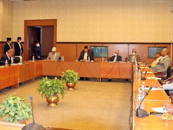 कार्यव्यवस्था परामर्श समितिको बैठक जारी