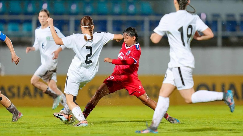 नेपाल र तुर्कमेनिस्तानबीचको खेल बराबरीमा