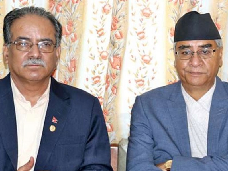 प्रधानमन्त्री देउवा र प्रचण्डबीच भेटवार्ता