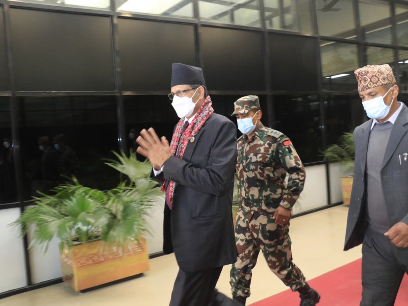 सभामुख नेतृत्वको नेपाली प्रतिनिधिमण्डल स्वदेश