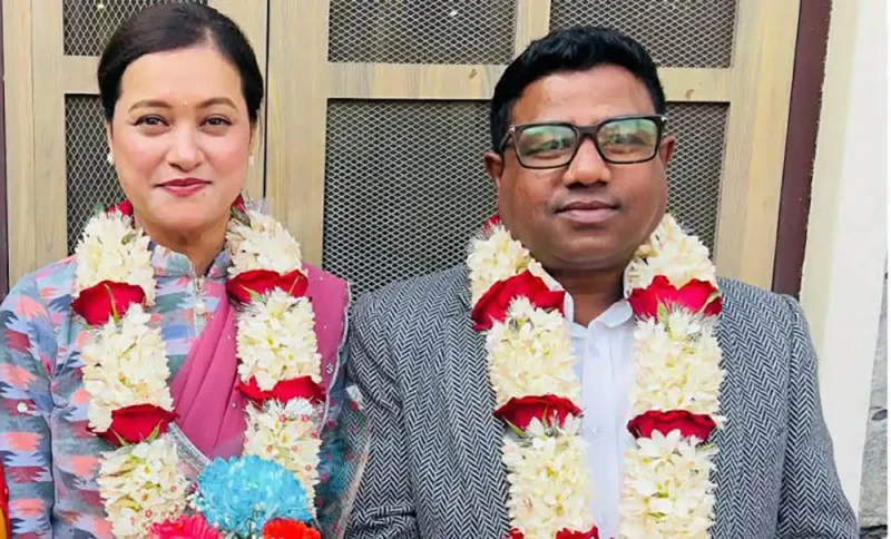 प्रलोपा नेता सन्तोष परियारले गरे विवाह