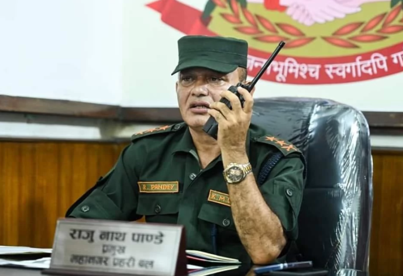 काठमाडौँ महानगर प्रहरी प्रमुख राजु पाण्डे निलम्बन