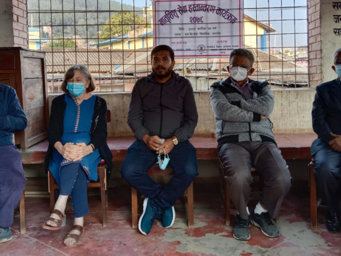 मातृशिशु सेवा कार्यक्रम पाल्पा अस्पताललाई हस्तान्तरण