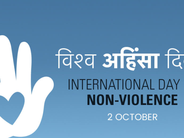 अहिंसा दिवसमा शान्ति र्याली