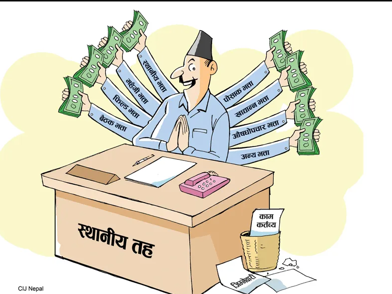 स्थानीय तहको भत्ता मात्रै रु दुई करोड ९० लाख