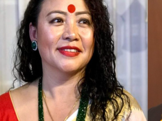 कुलमान घिसिङकी श्रीमती राप्रपा धादिङको उपाध्यक्ष चयन