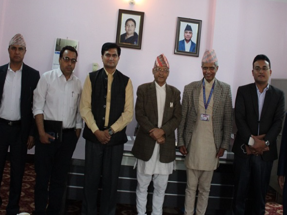 प्रदेश प्रमुख शर्मा र अध्यक्ष सुवेदीबीच भेटवार्ता