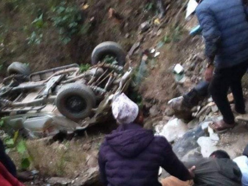 दैलेखमा जीप दुर्घटना हुँदा एक जनाको मृत्यु
