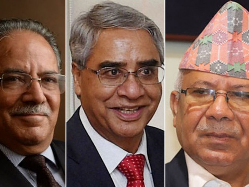 ठूला दलद्वारा उम्मेदवारको  टुङ्ग्यो
