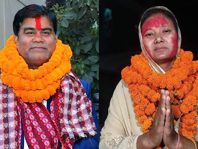 रौतहटको गरुडामा प्रमुखमा एमाले र उपप्रमुखमा कांग्रेस विजयी
