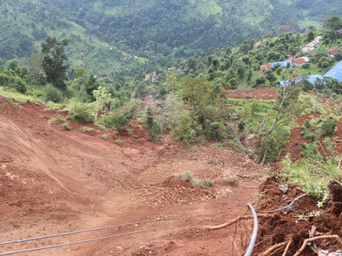 जुम्लामा पहिरोले पुरिएर परिवारका ५ जनाको मृत्यु