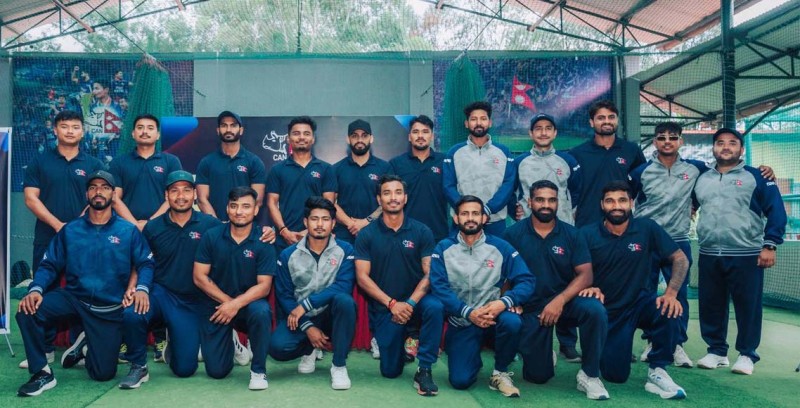 नेपाली क्रिकेट टोली यूएई प्रस्थान