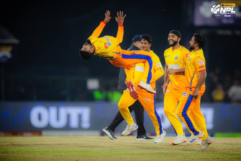 सुदूरपश्चिम अपराजित यात्रा कायम राख्दै पहिलो क्वालिफायरमा, चितवन ४९ रनले पराजित