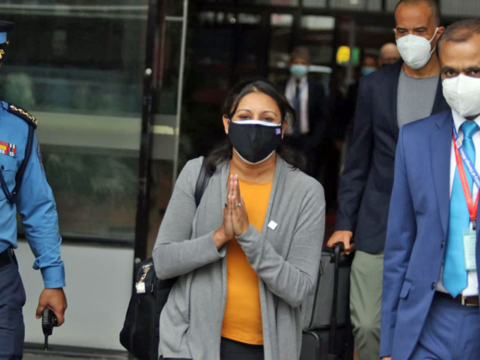 एमसिसी उपाध्यक्ष फातिमा काठमाडौंमा