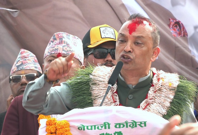 सुर्खेतबाट गगनको उद्घोष– पाँच वर्ष स्वर्णिम बनाउँछाैँ, मुलुकलाई दुर्घटनामा पर्न दिन्नौँ