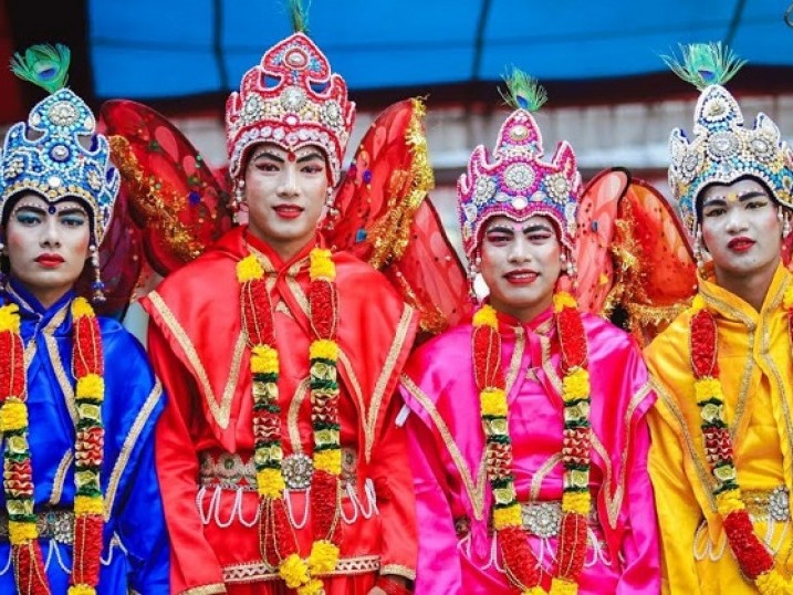 सुरु भयो भक्तपुरमा गाइजात्रा