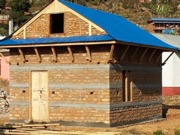 रैनादेवी छहरा गाउँपालिकाको भवन निर्माण