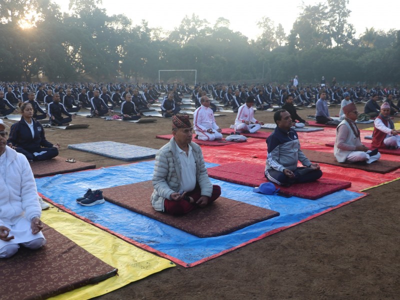 प्रहरी शिक्षालयमा योग विज्ञान शिविर