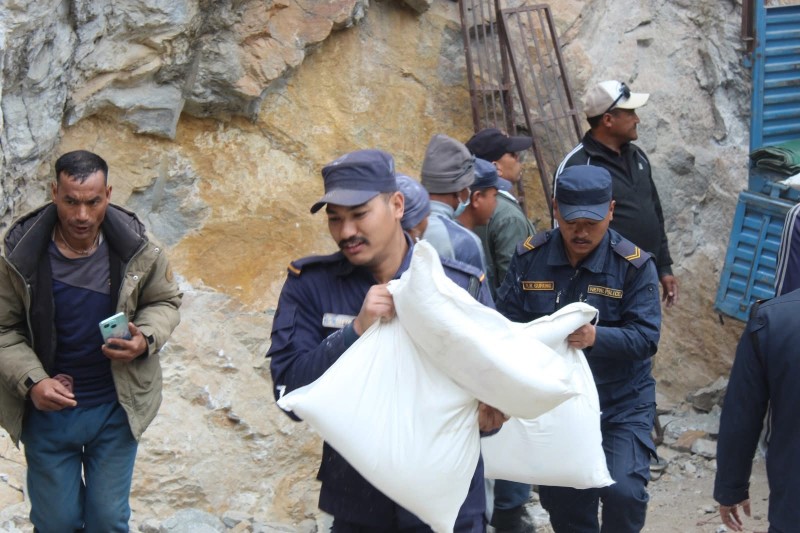 तिल गाउँ पहिरो: विज्ञ टोलीको अध्ययन जारी, जोखिम मूल्यांकन हुँदै