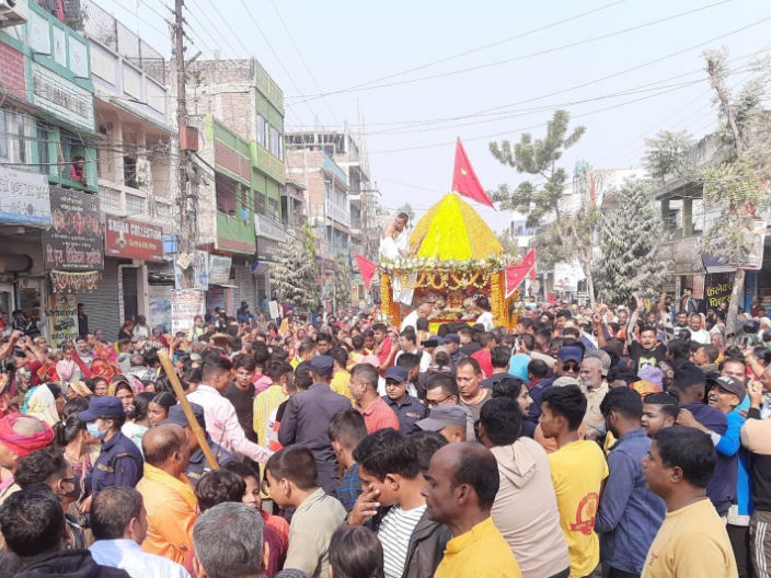 राजविराजमा  जगन्नाथ रथयात्रा