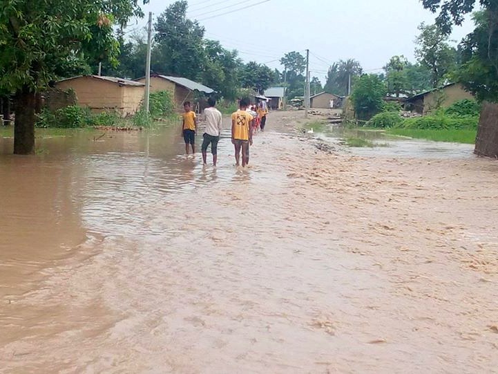 बाढीका कारण ९६० घर डुबानमा