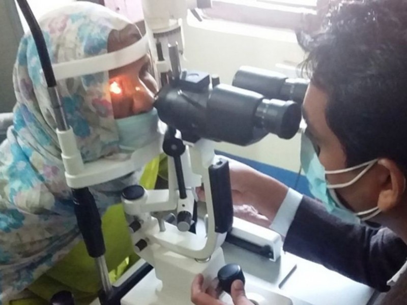 साठी जनाको आँखाको शल्यक्रिया