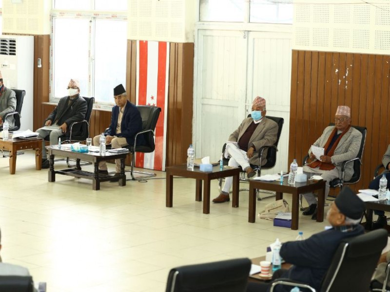 कांग्रेस कार्य सम्पादन समितिको बैठक पुनः बस्ने