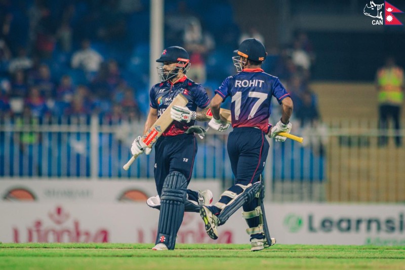 नेपालले वेस्ट इन्डिजलाई दियो एक सय २३ रनको लक्ष्य