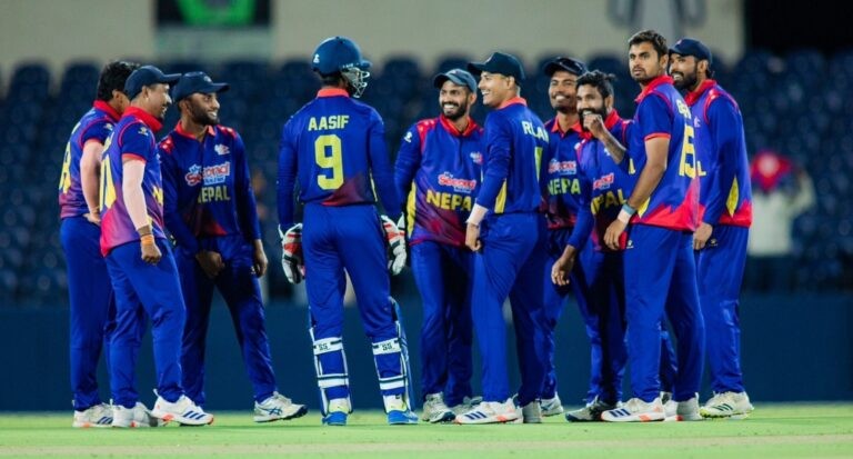 नेदरल्याण्ड्सविरुद्ध नेपाल १६ रनले विजयी