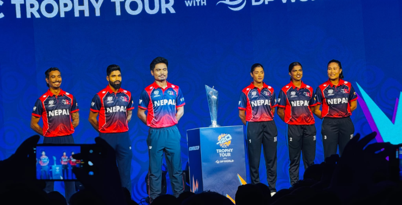 आईसीसी टी-२० विश्वकपका लागि नेपाली क्रिकेट टोलीको जर्सी सार्वजनिक
