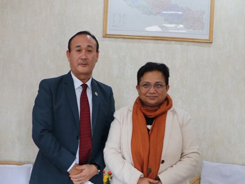 ऊर्जामन्त्री भुसालसँग बिमस्टेकका महासचिवको शिष्टाचार भेट