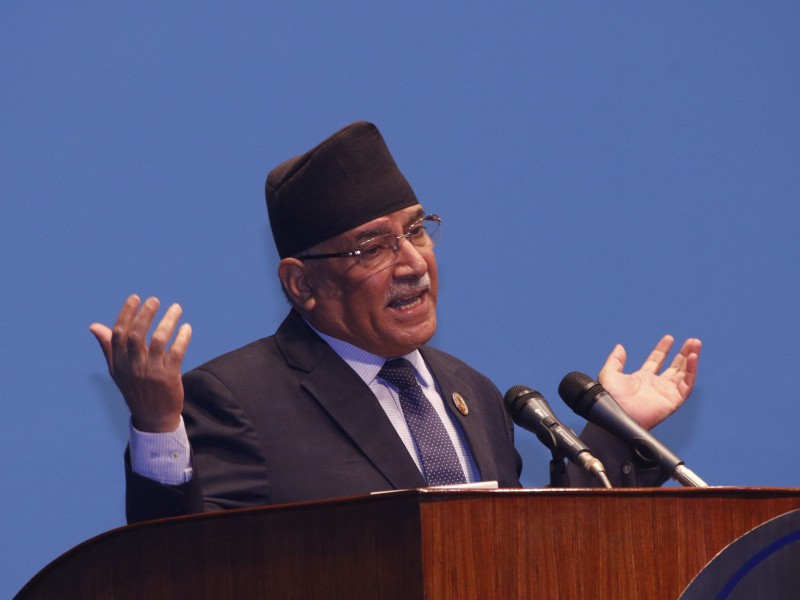 बाढीपीडितका समस्या समाधानका लागि सरकारलाई घच्घच्याउँछु: प्रचण्ड