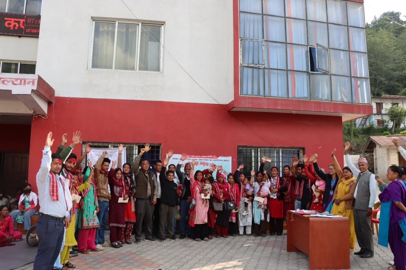 कपुरकोटका १४ अन्तरजातीय विवाह गर्ने जोडी सम्मानित