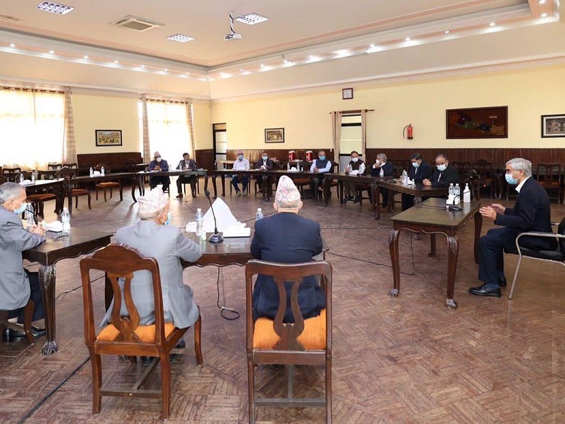 बालुवाटारमा सत्तारूढ गठबन्धनको बैठक जारी