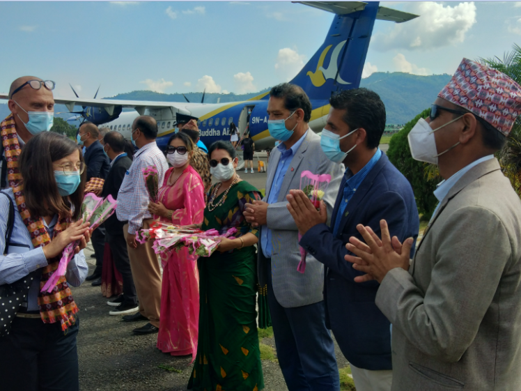 हाइकिङ’मा विदेशी राजदूत एवं कूटनीतिज्ञ सहभागी हुँदै