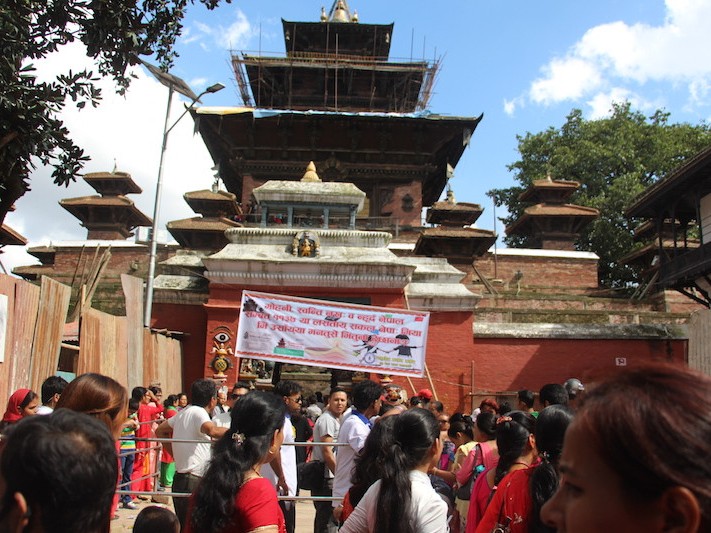 बडादशैँमा भक्तपुरको तलेजुभित्र बलि पूजा नहुने