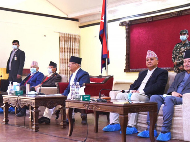एमाले बैठक साउन २५ गते 