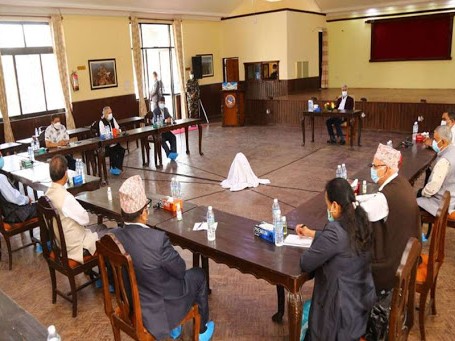 सत्ता गठबन्धनको बैठक : साझा न्यूनतम् कार्यक्रममाथि छलफल