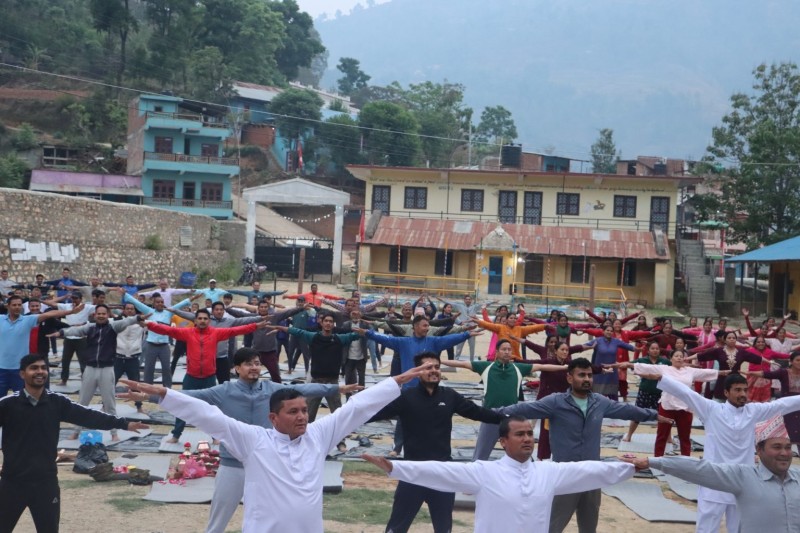 सल्यानको सिद्धकुमाखमा निःशुल्क योग विज्ञान शिविर