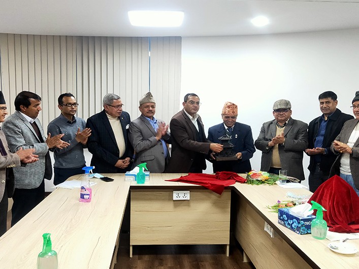 कोषका अध्यक्ष भट्टराईको बिदाइ